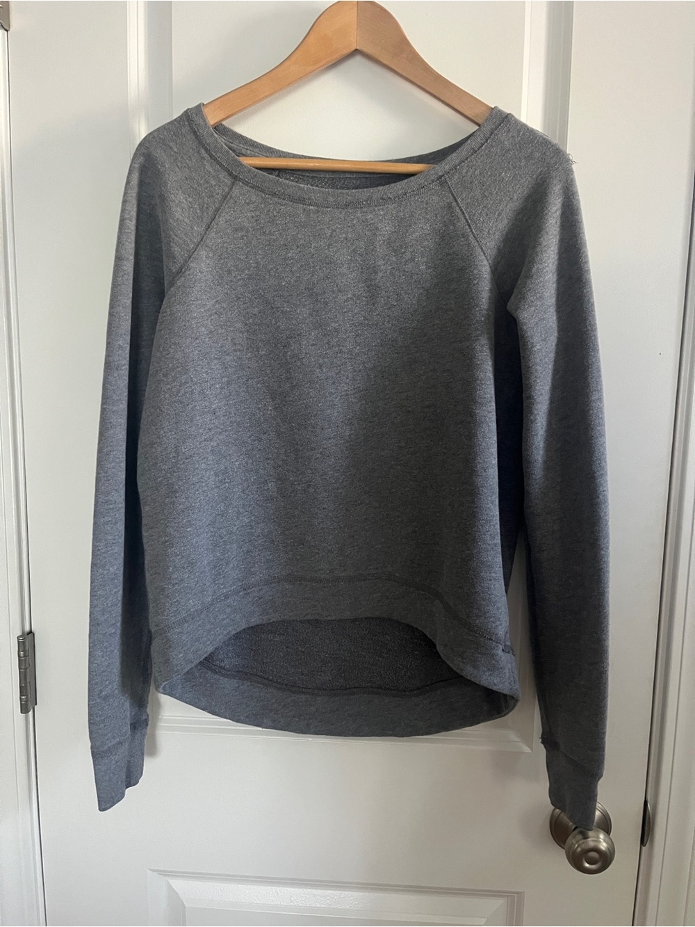 Hollister Charcoal Grey Pullover Sweatshirt